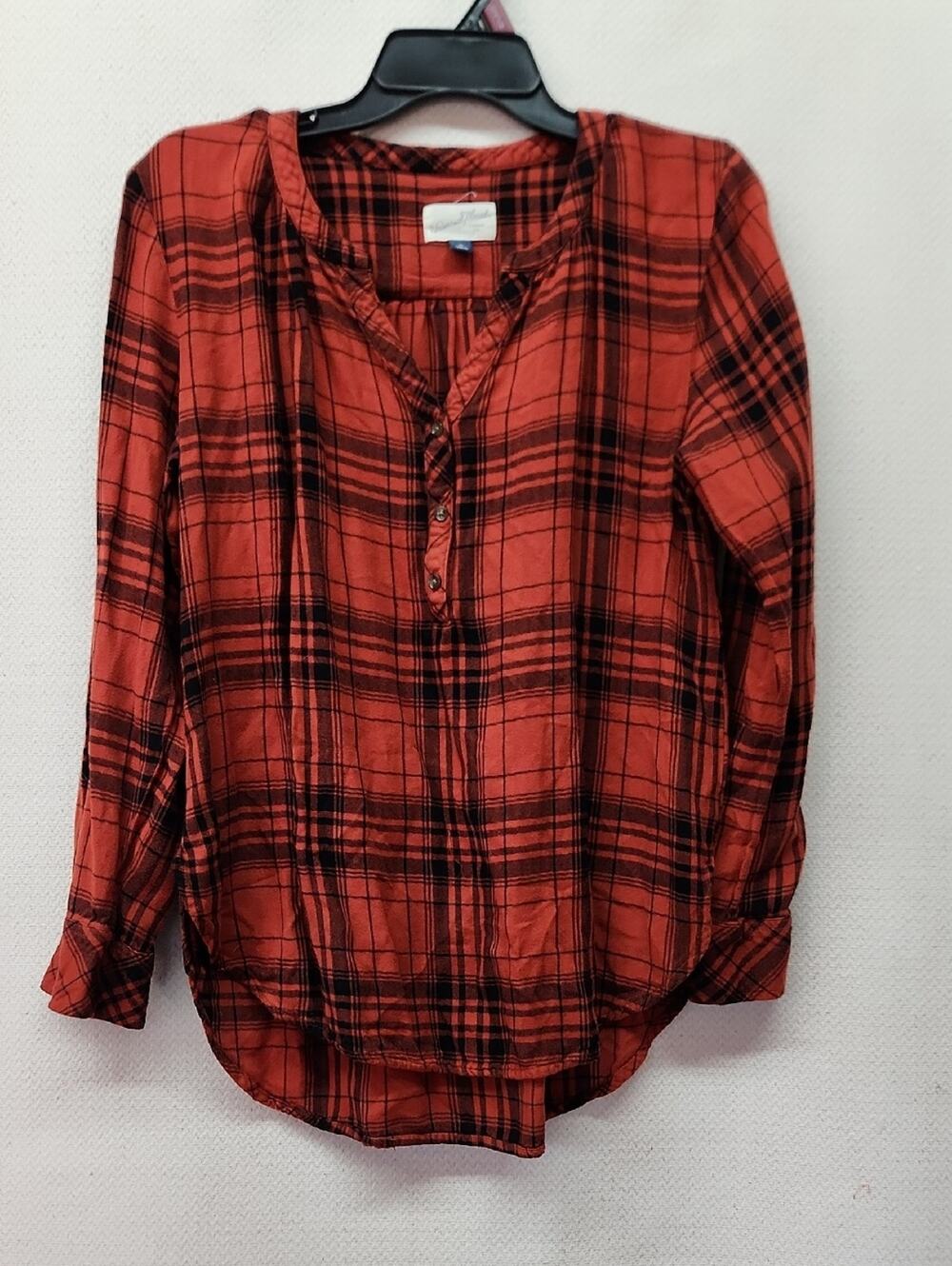 Universal Thread Red and Black Plaid Shirt